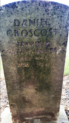 Daniel Groscost’s Grave Clay-Groscost Cemetery, Scipio Township, Seneca County